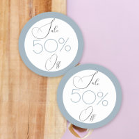 Boho Blue Store Werbeaktion-Aufkleber