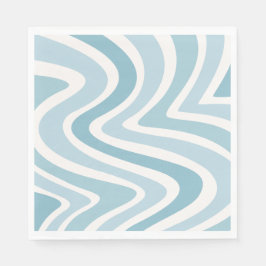 Boho Blue Sun Party Napkins Serviette