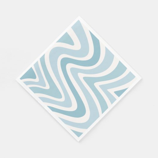 Boho Blue Sun Party Napkins Serviette (Ecke)