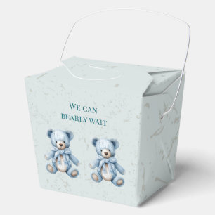 Boho Blue Teddy Bears Geschenkschachtel