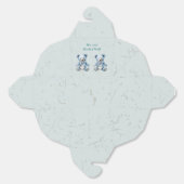 Boho Blue Teddy Bears Geschenkschachtel (Ungeklappt)