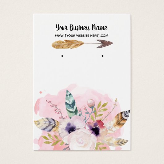 Boho-Blume-Arrow-Grafikkarten (Vorderseite)