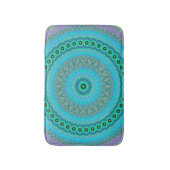 Boho Blume Badematte (Vorderseite Vertikal)