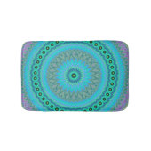 Boho Blume Badematte (Vorderseite)