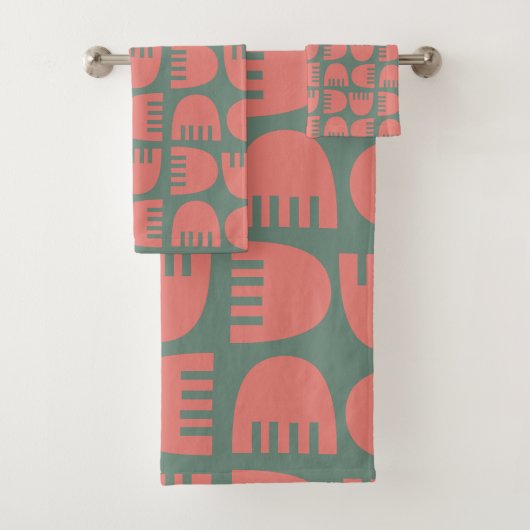 Boho Blume Badhandtuch Set (Insitu)