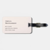 Boho Blume Bouquet und Dreamcatcher Gepäckanhänger (Rückseite horizontal)