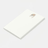 Boho Blume Bouquet und Dreamcatcher Post-it Klebezettel (angewinkelt)