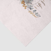 Boho Blume Bouquet und Dreamcatcher Seidenpapier (Ausschnitt)