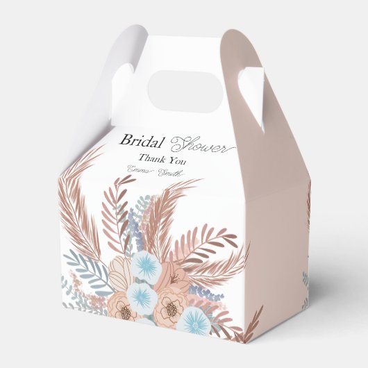 Boho Blume Brautparty Brautparty Geschenkschachtel (Rückseite)