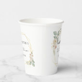 Boho Blume Brautparty Pappbecher (Rechts)