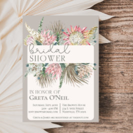 Boho Blume Bridal Dusche Einladung