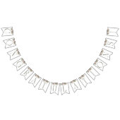 Boho Blume Bunting Flag Wimpelkette (Alle)