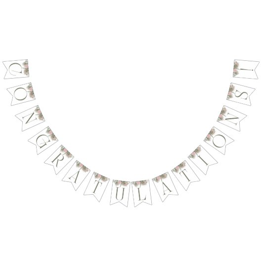 Boho Blume Bunting Flag Wimpelkette (Alle)