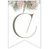 Boho Blume Bunting Flag Wimpelkette (Erste Fahne)