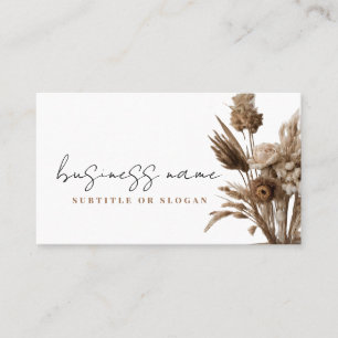 Boho Blume Business Card Visitenkarte