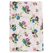 Boho Blume Clusters Mittlere Geschenktüte (Vorderseite)