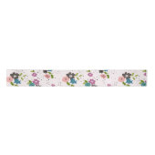 Boho Blume Clusters Satinband (Vorderseite)