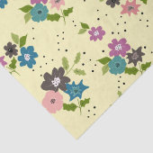 Boho Blume Clusters Seidenpapier (Detail)