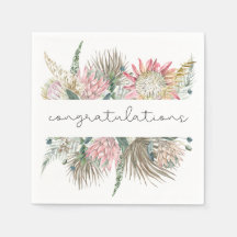 Boho Blume Cocktail Napkins