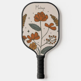 Boho Blume Custom Pickleball Paddle
