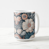 Boho Blume Design 15 oz Classic Tasse (VorderseiteRechts)