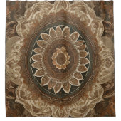 Boho Blume Duschvorhang Art 2 (Vorderseite)