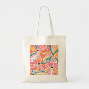 Boho Blume fallen in Liebe mit Ihnen selbst Tragetasche