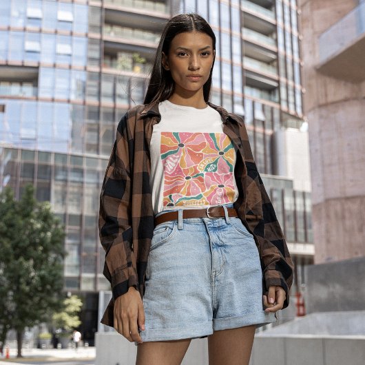 Boho Blume fallen in Liebe mit Ihrem eigenen T - S T-Shirt