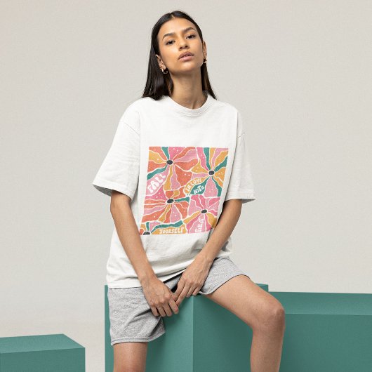 Boho Blume fallen in Liebe mit Ihrem eigenen T - S T-Shirt