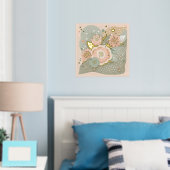 Boho Blume Foliendrucke (In Situ (Schlafzimmer))