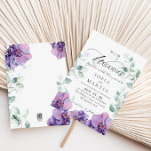 Boho Blume Garden Orchid Wedding Einladung