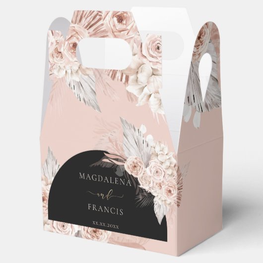 Boho Blume | GASTGESCHENK HOCHZEIT Geschenkschachtel (Geöffnet)