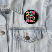 Boho Blume Hello Summer Vibes Funny Beach Life Me Button (Beispiel)