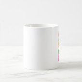 Boho Blume Hello Summer Vibes Funny Beach Life Me Kaffeetasse (Mittel)
