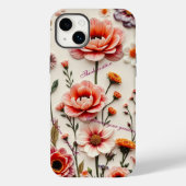 boho-Blume - individualisierbares Angebot Case-Mate iPhone Hülle (Rückseite)