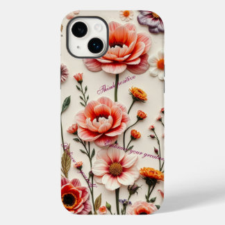 boho-Blume - individualisierbares Angebot Case-Mate iPhone 14 Plus Hülle