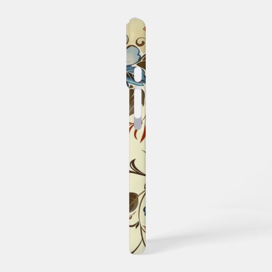 Boho Blume iPhone 16 Hülle (Linke Seite)