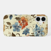 Boho Blume iPhone 16 Hülle (Rückseite (Horizontal))