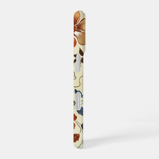 Boho Blume iPhone 16 Hülle (Rechte Seite)