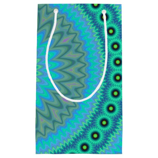 Boho Blume Kleine Geschenktüte (Vorderseite)