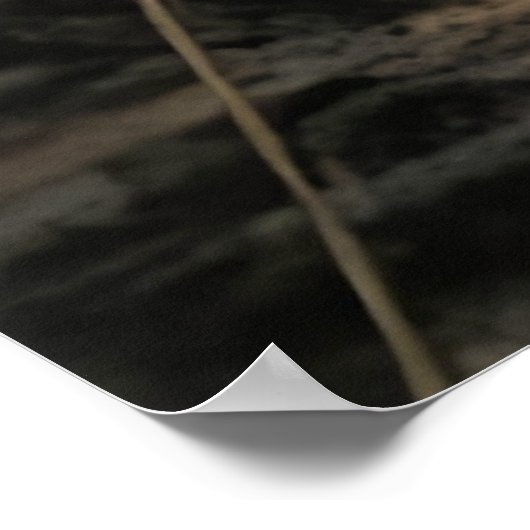 Boho Blume Kunst, Dichtung und Musik Poster (Ecke)