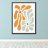 Boho-Blume Leinwanddruck (Insitu (Holzboden))