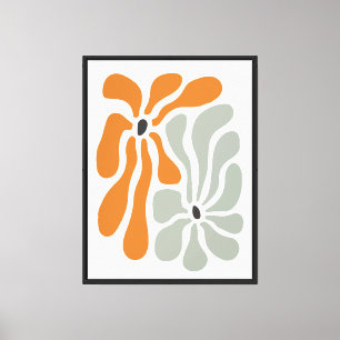 Boho-Blume Leinwanddruck