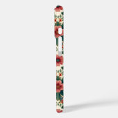 Boho Blume Magic - in den Farbtönen Grün und Rosa Case-Mate iPhone Hülle (Rückseite / Links)