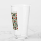 Boho Blume Magic - in den Farbtönen Grün und Rosa Glas (Links)
