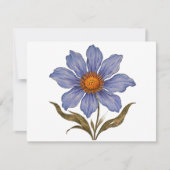 Boho-Blume Mitteilungskarte (Vorderseite)
