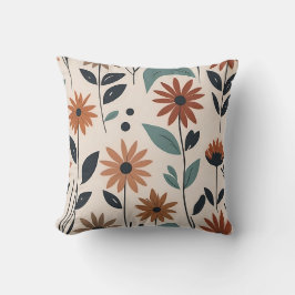 Boho Blume modern Kissen