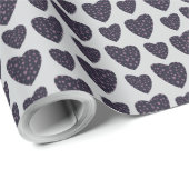 Boho Blume Modernes Blumenmuster Geschenkpapier (Rolleneckpunkt)