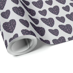 Boho Blume Modernes Blumenmuster Geschenkpapier