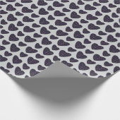 Boho Blume Modernes Blumenmuster Geschenkpapier (Ecke)